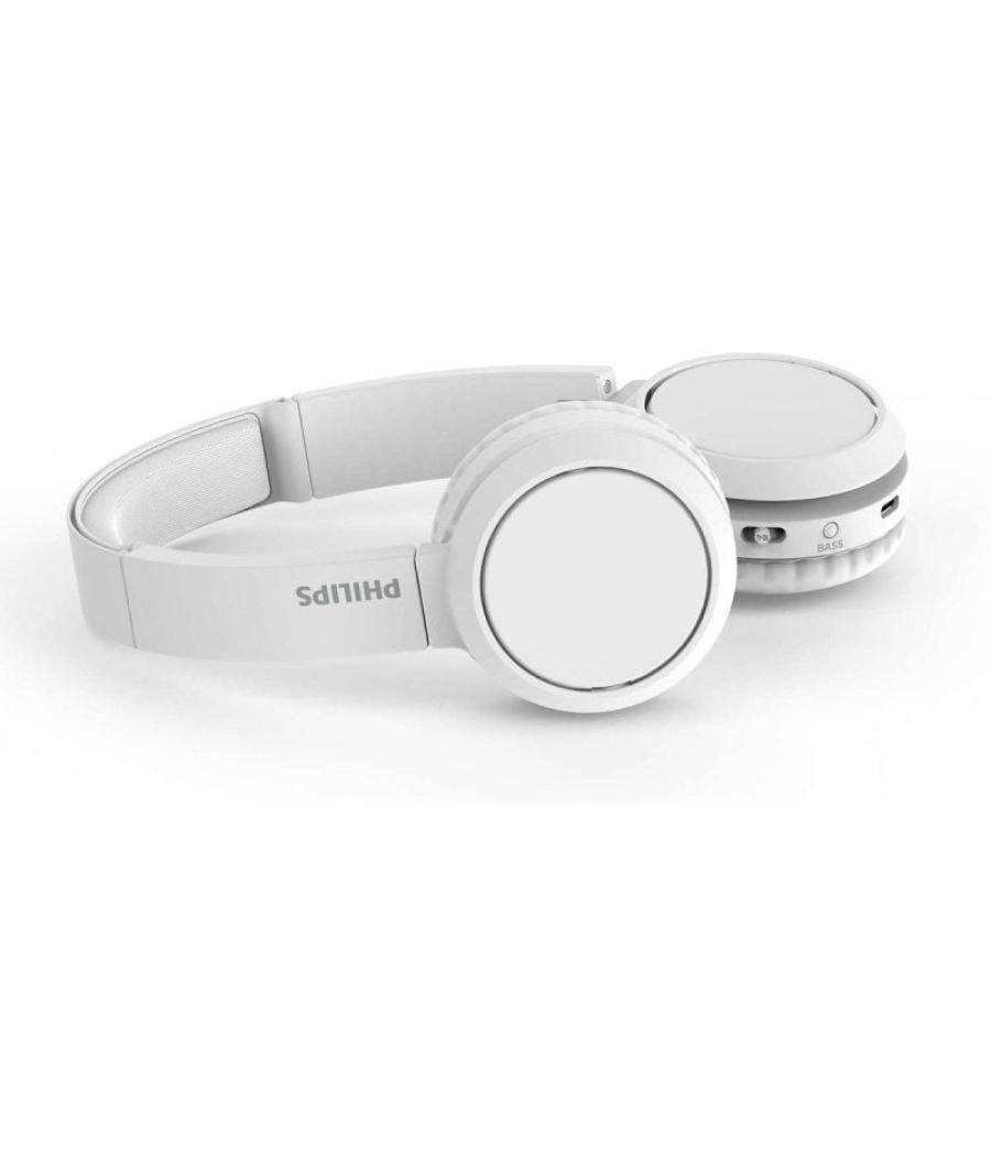 Auriculares inalámbricos philips tah4205/ con micrófono/ bluetooth/ blancos
