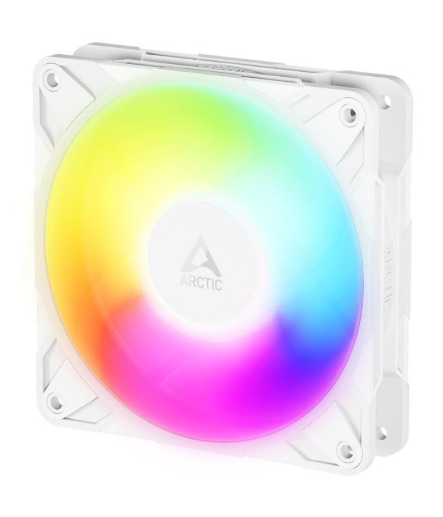 Ventilador arctic p12 pro reverse a-rgb/ 12cm/ blanco