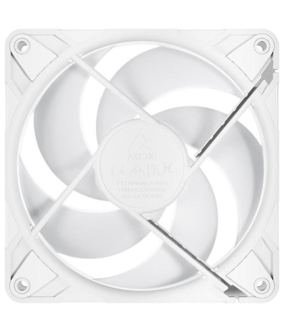 Ventilador arctic p12 pro reverse a-rgb/ 12cm/ blanco