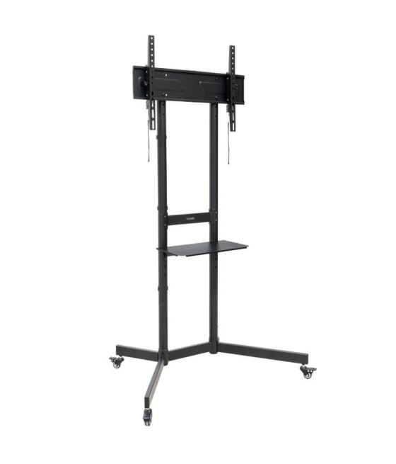 Soporte de suelo inclinable con ruedas tooq kefrén fs1150m-b para tv de 37-70'/ hasta 70kg