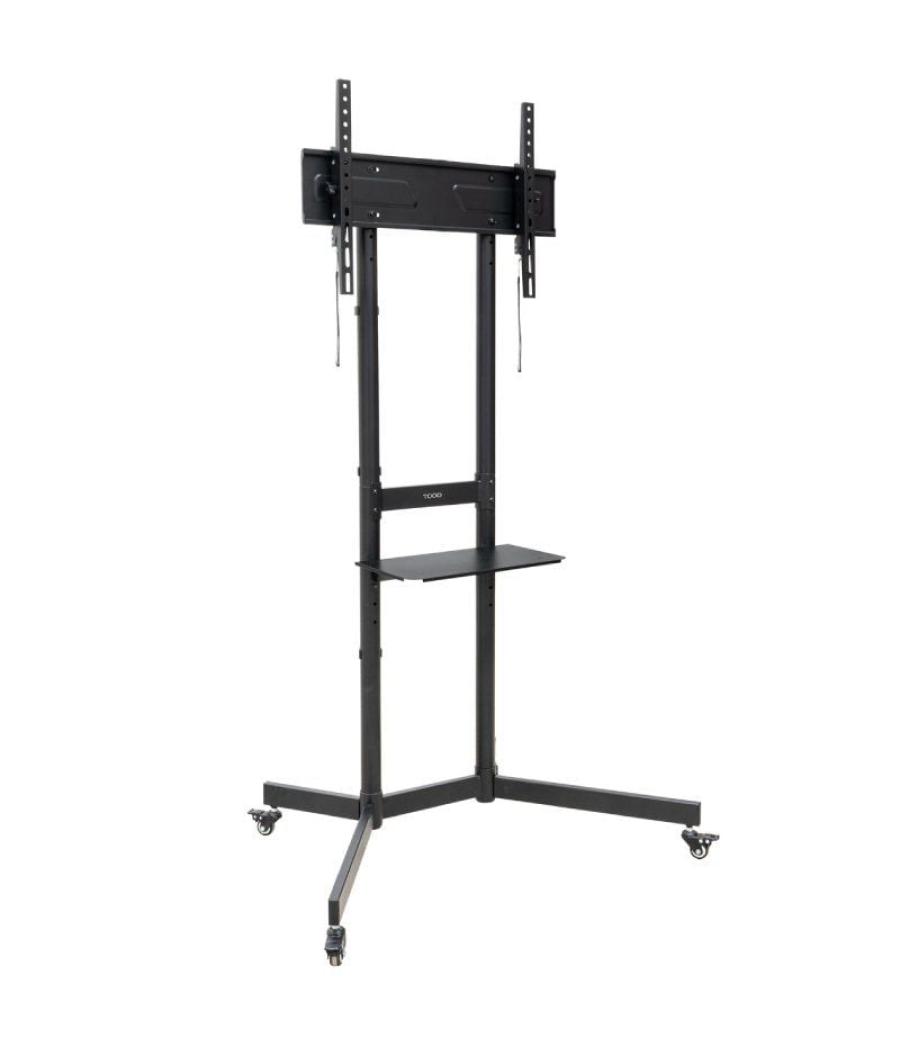 Soporte de suelo inclinable con ruedas tooq kefrén fs1150m-b para tv de 37-70'/ hasta 70kg