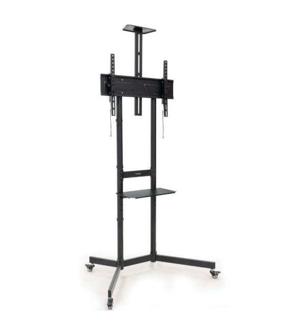 Soporte de suelo inclinable con ruedas tooq nefertiti fs1151m-b para tv de 37-70'/ hasta 70kg