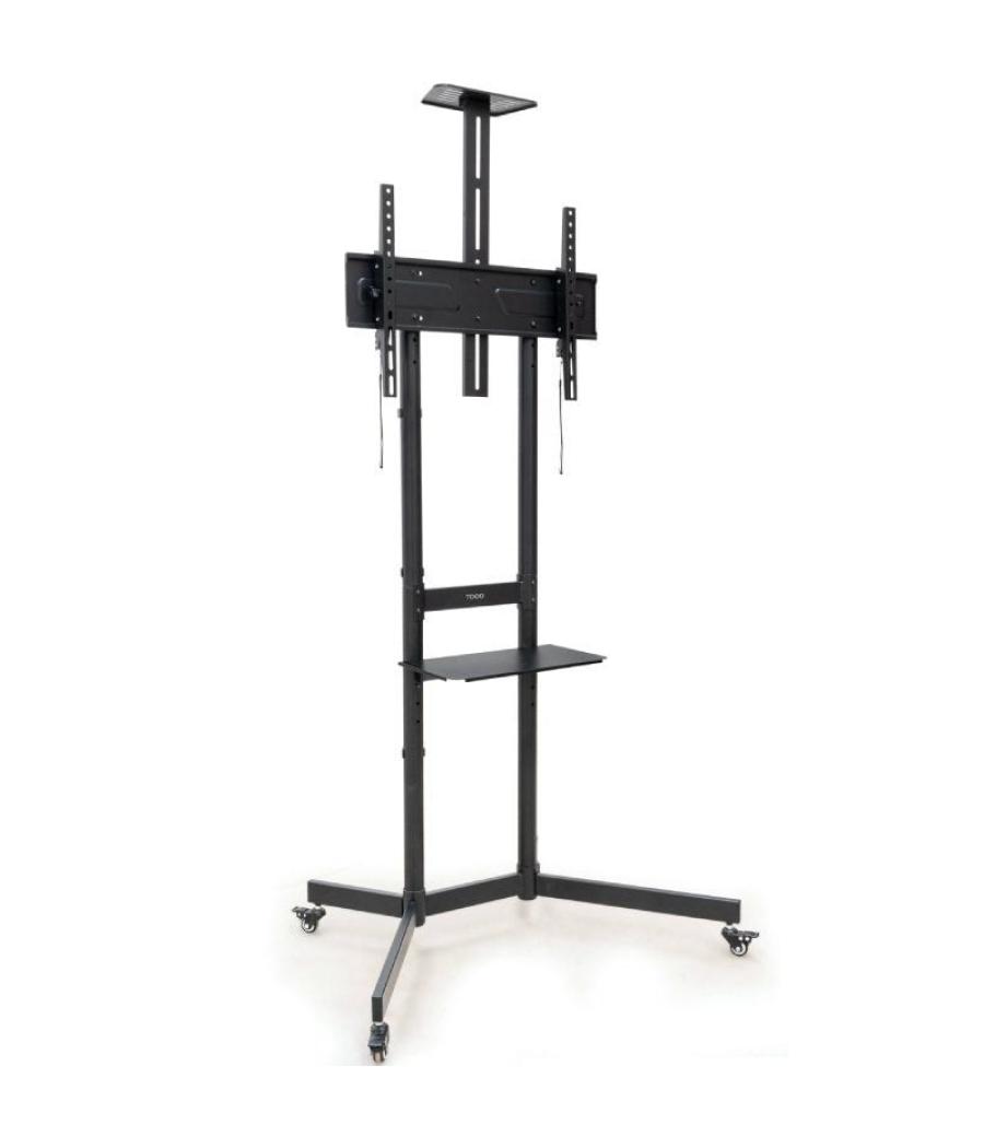 Soporte de suelo inclinable con ruedas tooq nefertiti fs1151m-b para tv de 37-70'/ hasta 70kg