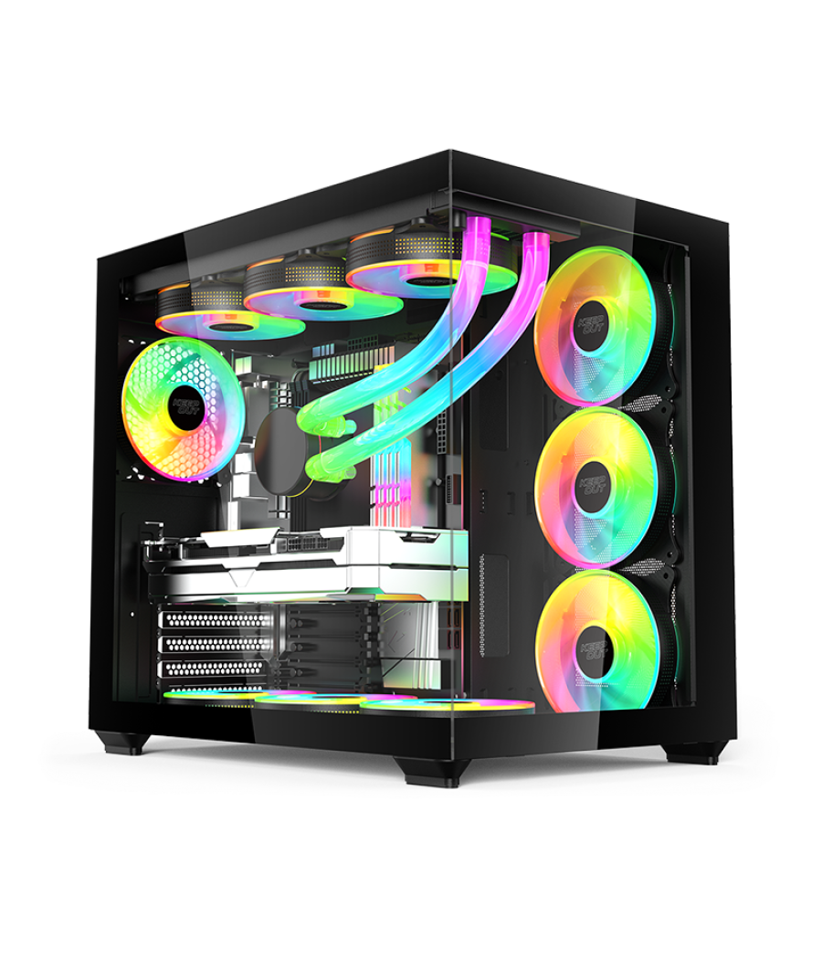 Caja semitorre atx xc-800 pro argb keepout