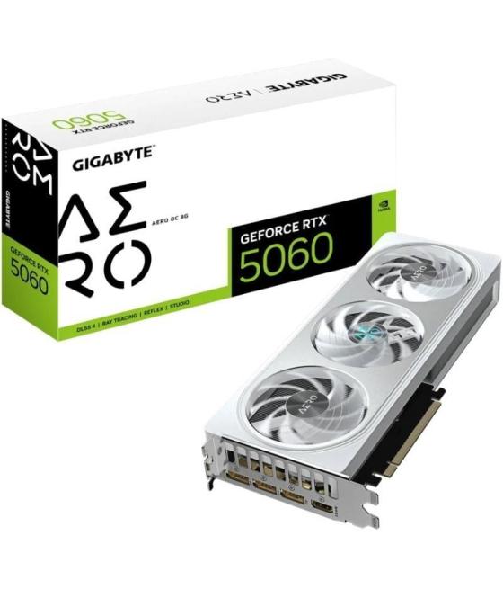 Tarjeta gráfica gigabyte geforce rtx 5060 aero oc/ 8gb gddr7