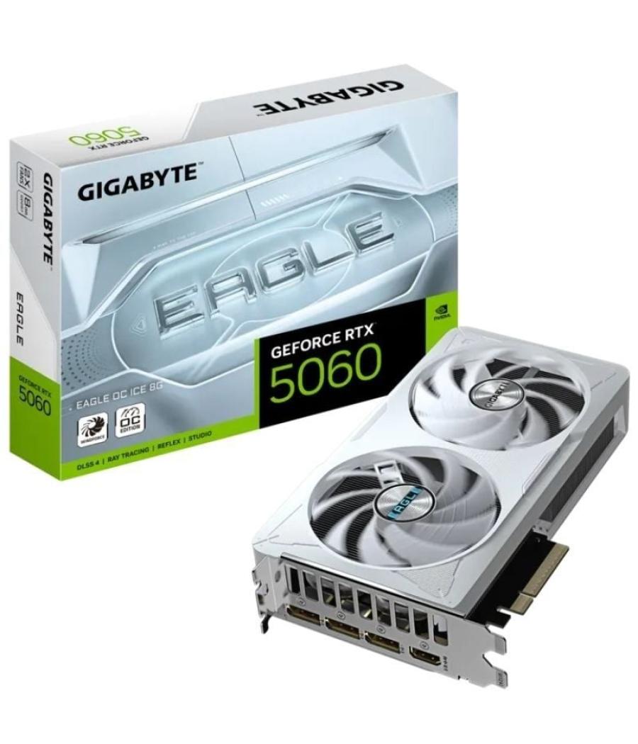 Tarjeta gráfica gigabyte geforce rtx 5060 eagle oc ice/ 8gb gddr7