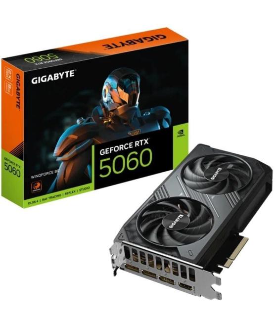 Tarjeta gráfica gigabyte geforce rtx 5060 windforce/ 8gb gddr7