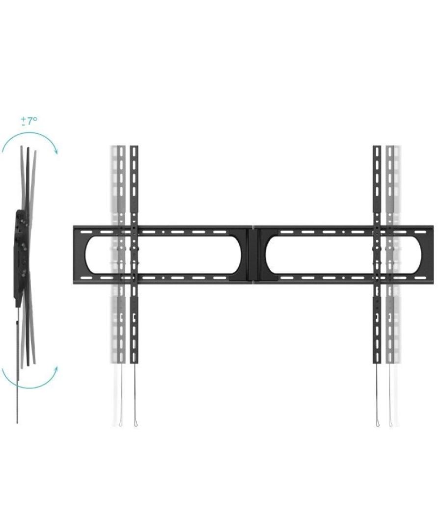 Soporte de pared inclinable tooq lp37140t-b para tv de 37-140'/ hasta 125kg