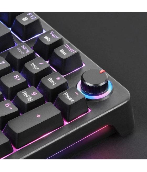 Teclado gaming mecánico mars gaming mkproyes/ switch amarillo