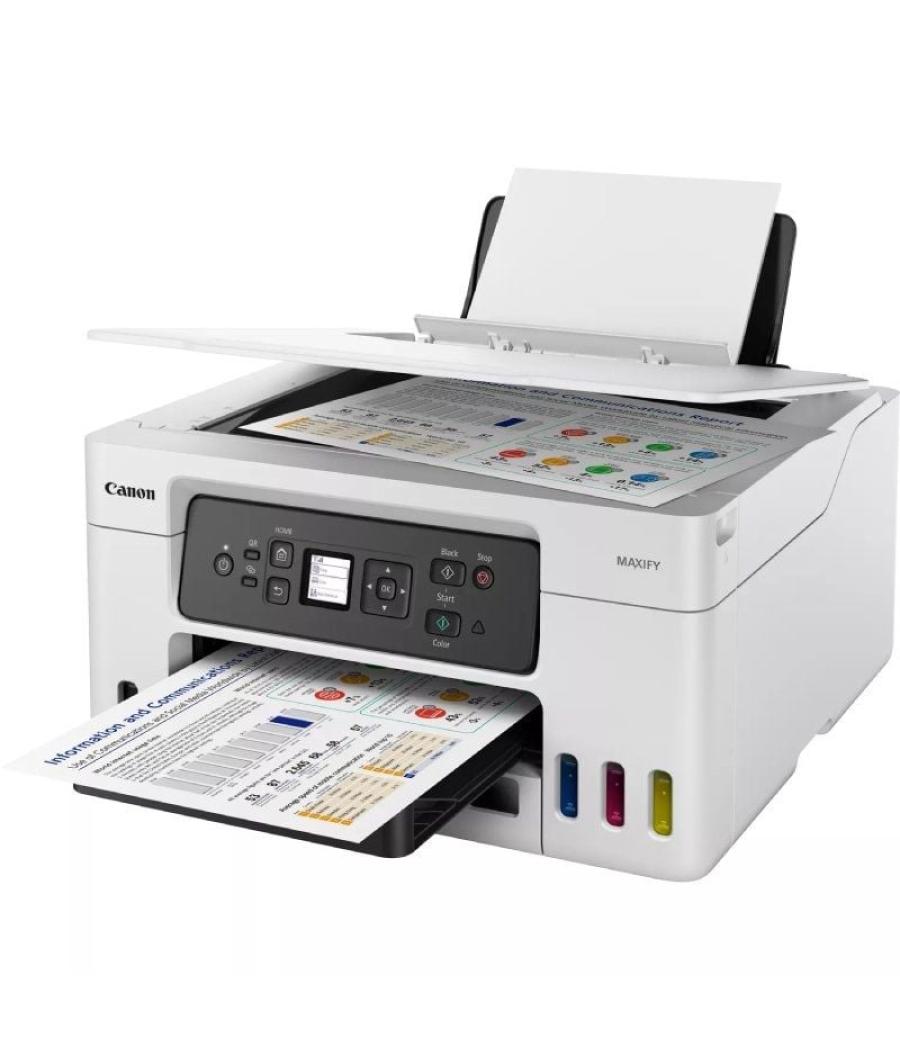 Multifunción recargable canon maxify gx3050 megatank wifi/ dúplex/ blanca