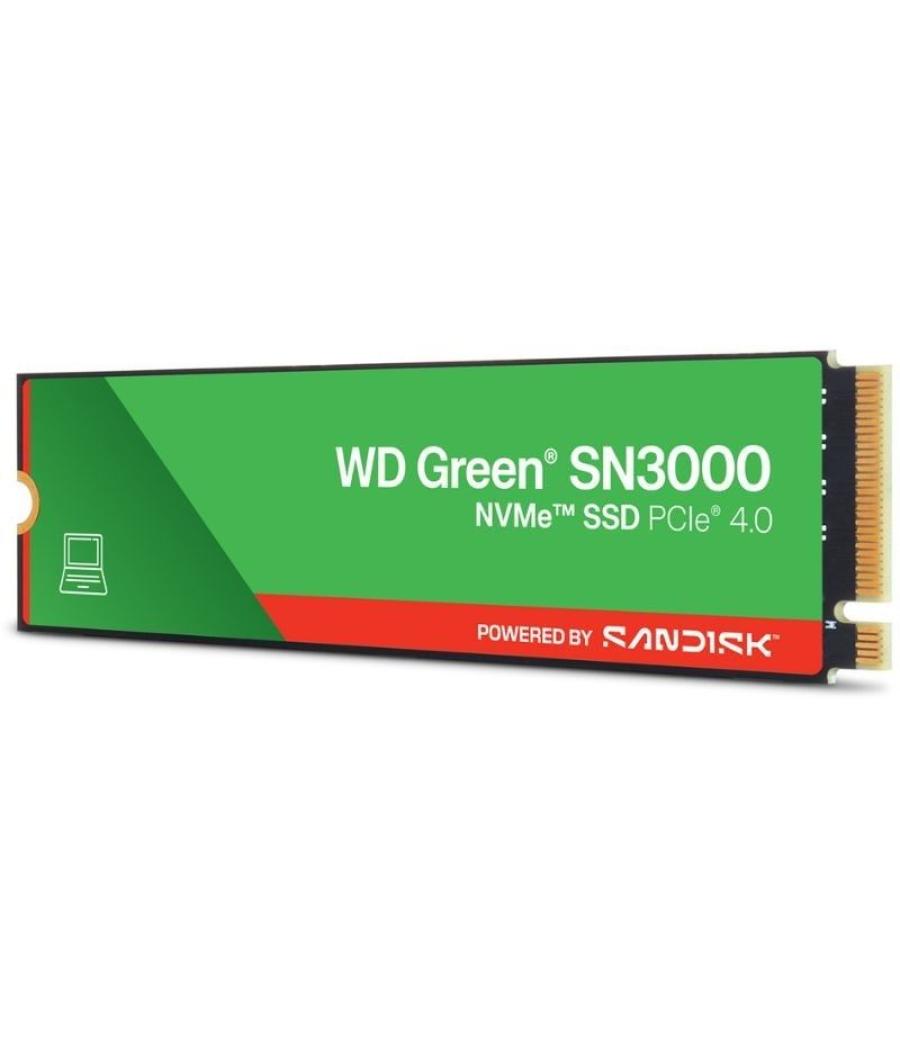 Disco ssd sandisk green sn3000 1tb/ m.2 2280 pcie gen4/ full capacity
