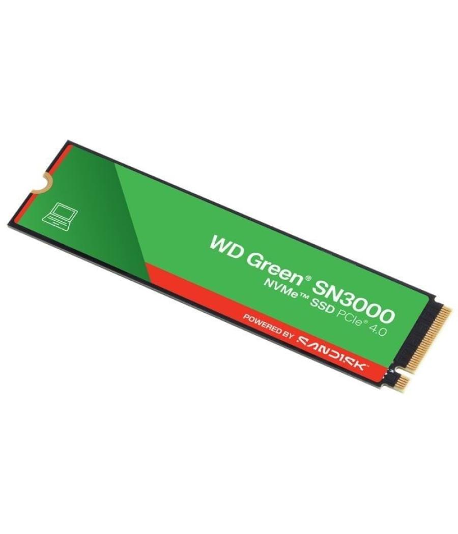 Disco ssd sandisk green sn3000 1tb/ m.2 2280 pcie gen4/ full capacity