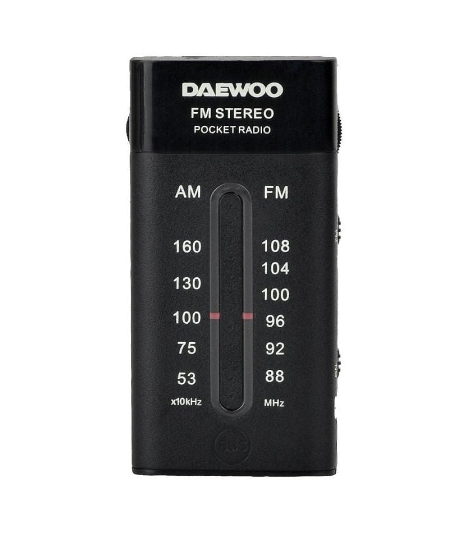Radio portátil daewoo dw1109/ negra