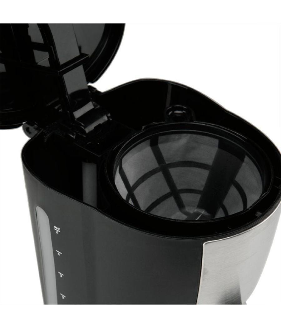 Cafetera de goteo orbegozo cg 4206/ 6 tazas/ negra