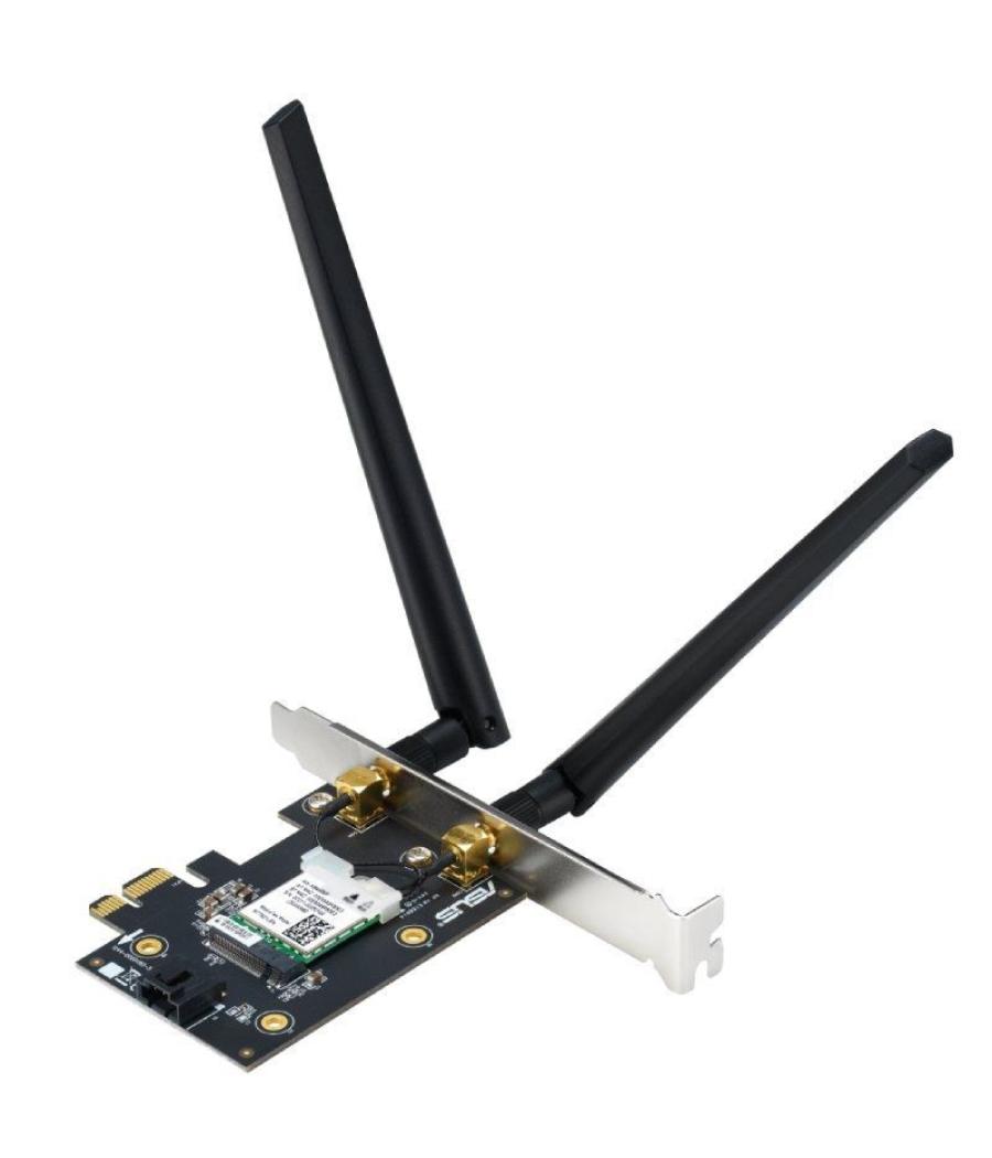 Tarjeta de red inalámbrica-pci express asus pce-axe5400/ 5400mbps/ 2.4/5/6ghz