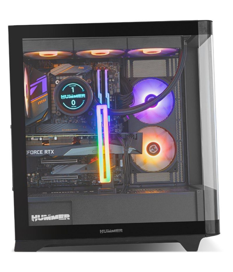 Soporte para tarjeta gráfica argb nox hummer h-vga argb/ compatibilidad universal/ negro