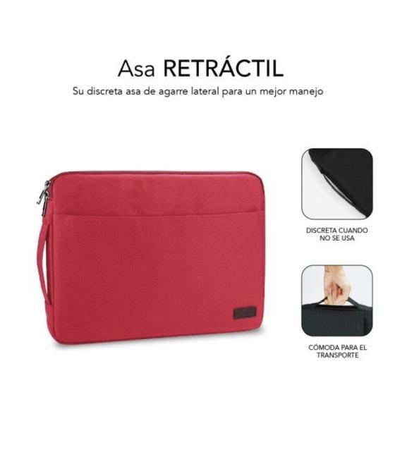 Funda subblim urban laptop sleeve para portátiles hasta 15.6'/ roja
