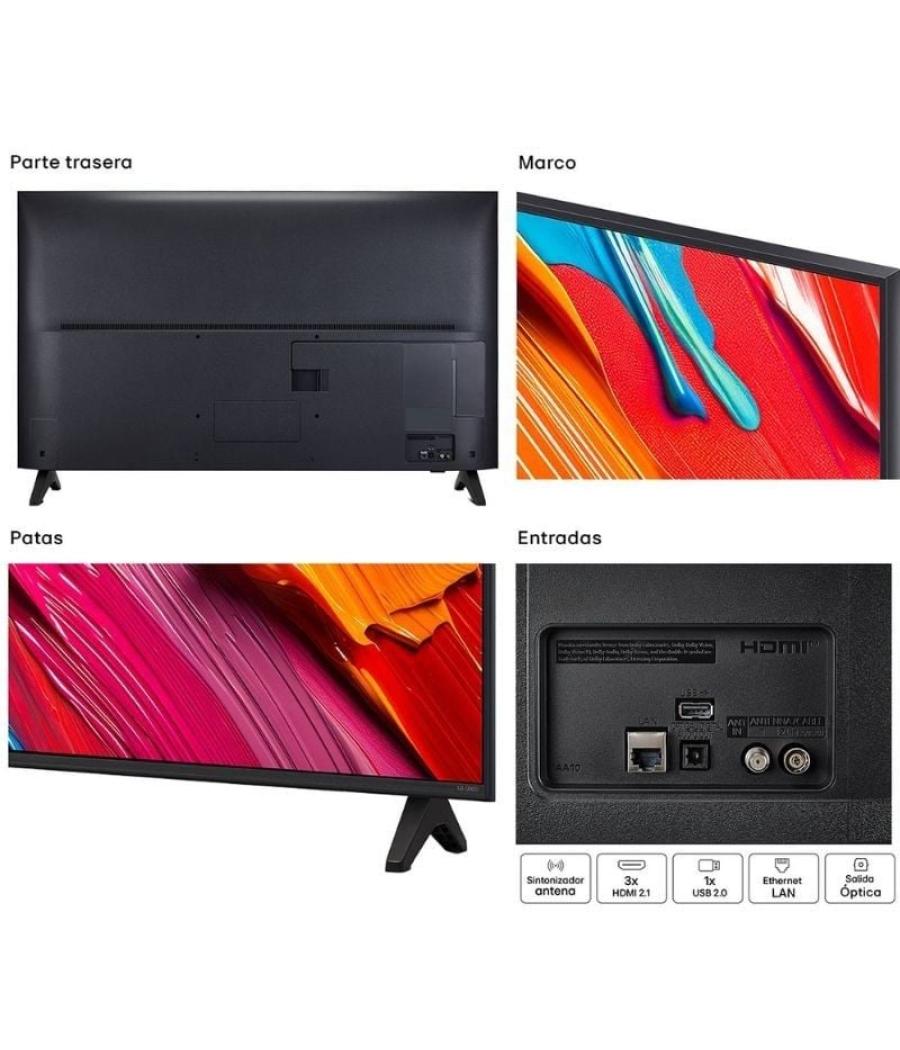 Televisor lg qned ai qned70 43qned70a6a 43'/ ultra hd 4k/ smart tv/ wifi