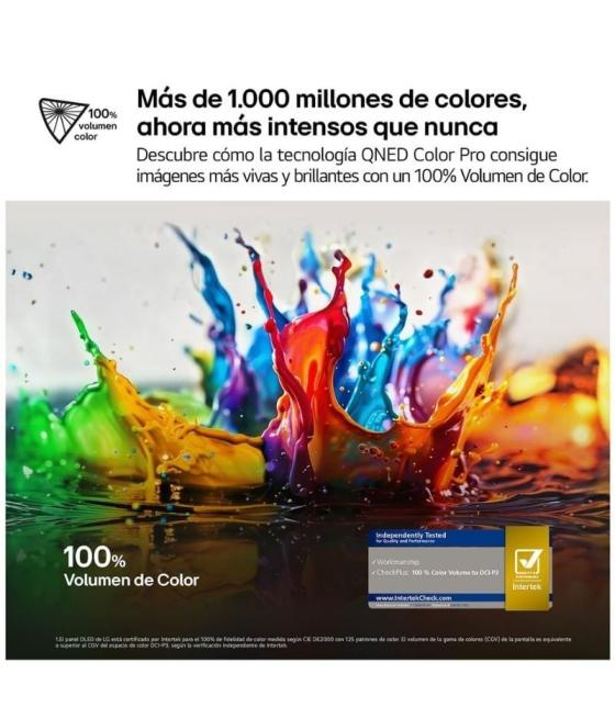 Televisor lg qned ai qned70 43qned70a6a 43'/ ultra hd 4k/ smart tv/ wifi