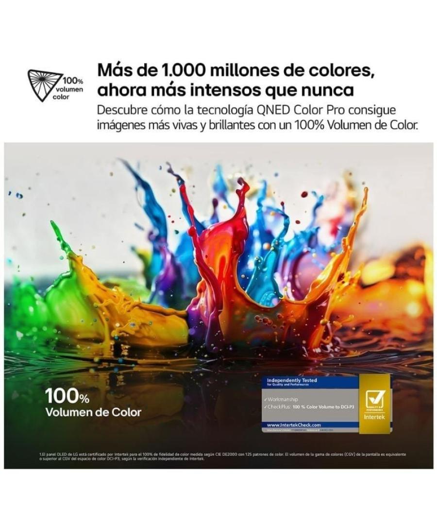 Televisor lg qned ai qned70 43qned70a6a 43'/ ultra hd 4k/ smart tv/ wifi