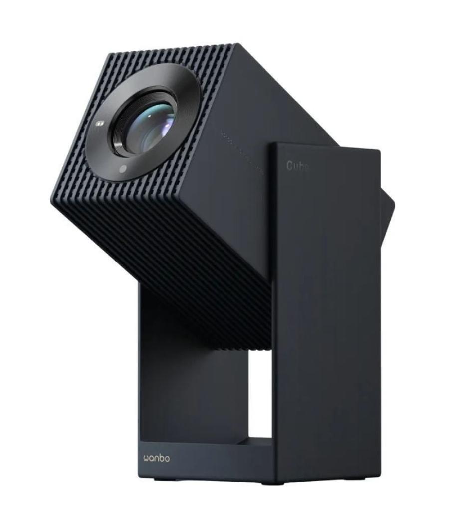Proyector portátil wanbo cube 2 pro/ 500 lúmenes/ full hd/ hdmi/ wifi/ azul oscuro