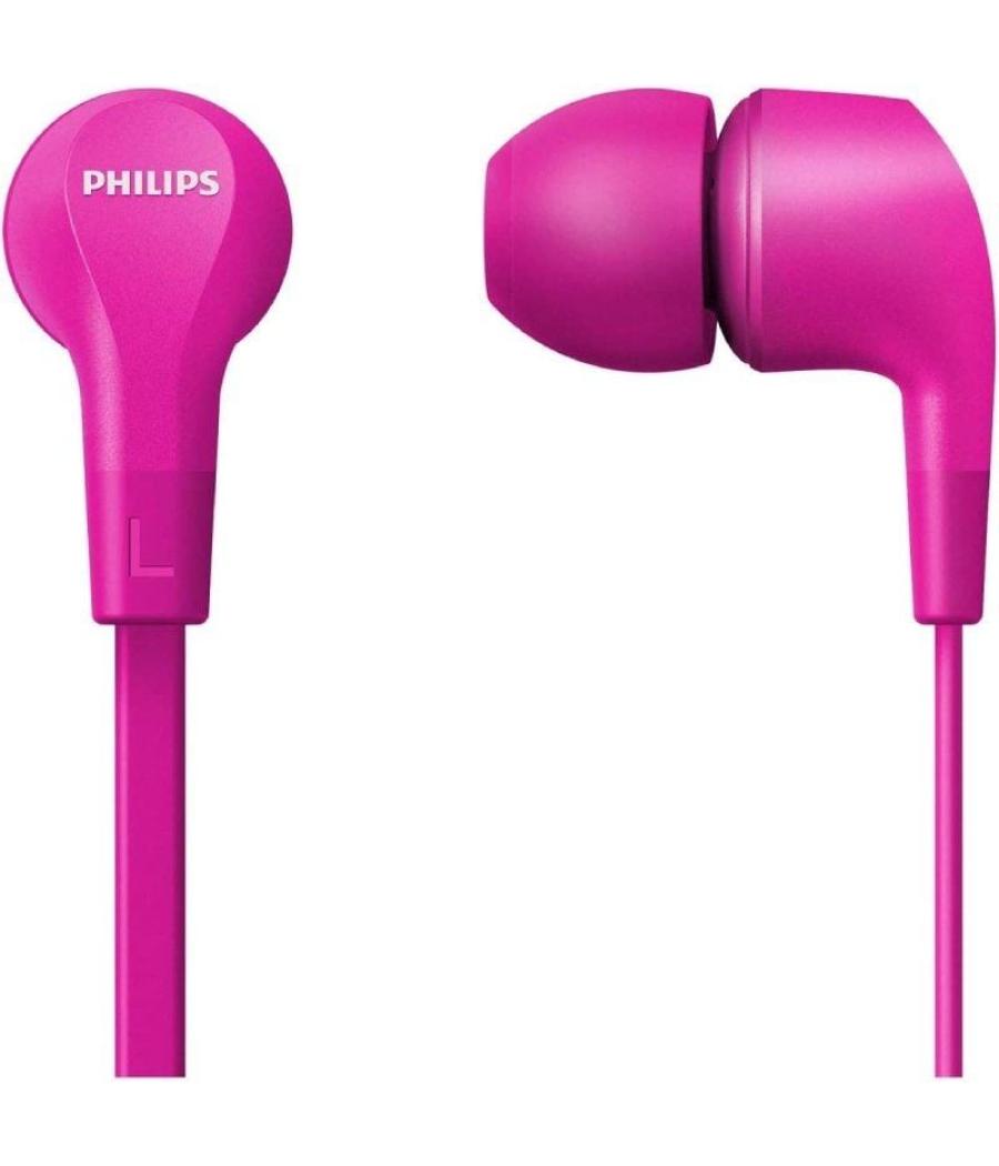 Auriculares intrauditivos philips tae1105pk/ con micrófono/ jack 3.5/ rosas