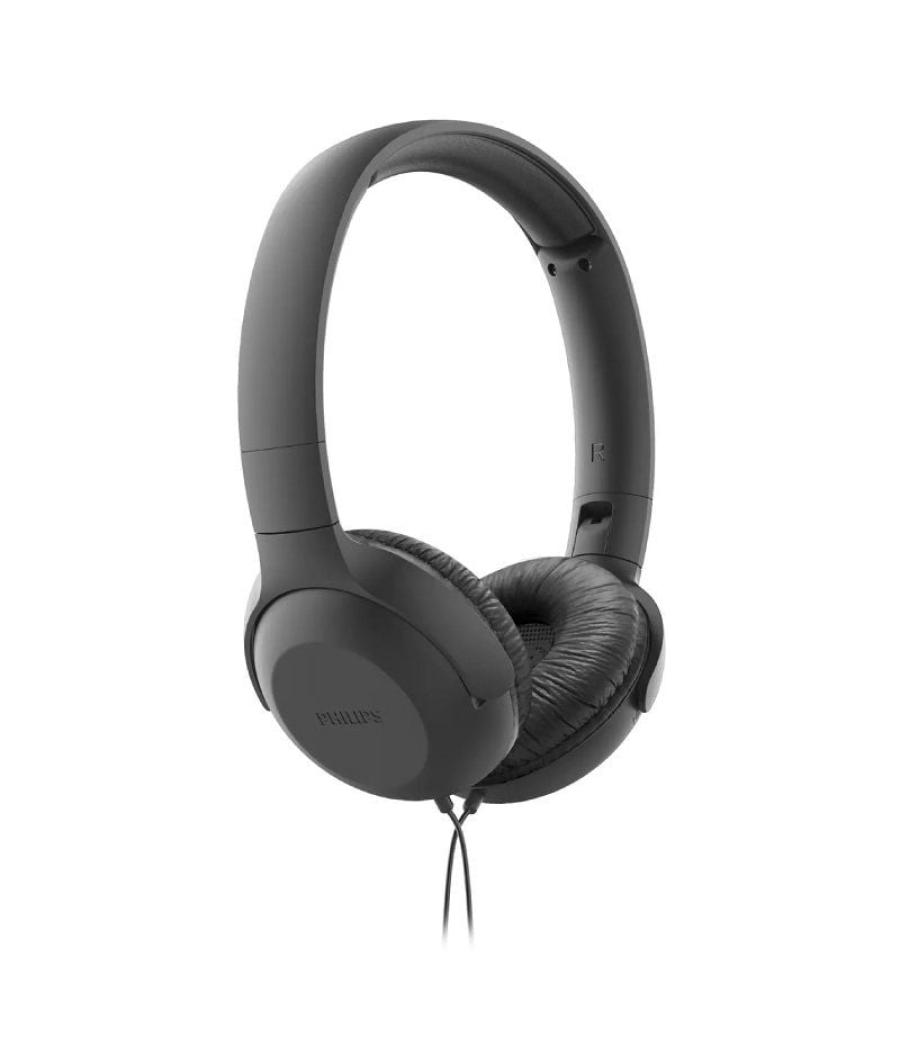 Auriculares philips tauh201/ con micrófono/ jack 3.5/ negros