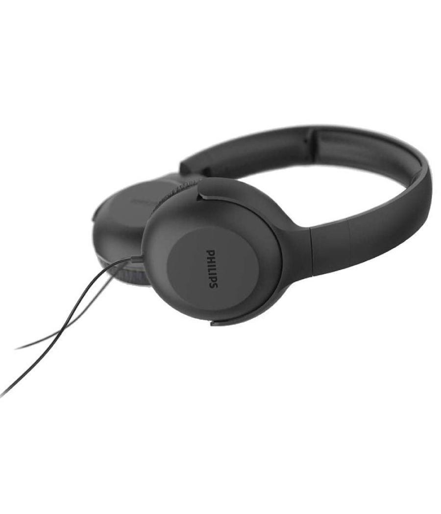 Auriculares philips tauh201/ con micrófono/ jack 3.5/ negros