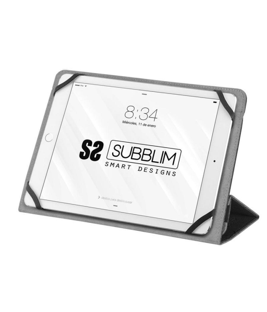 Funda subblim clever stand para tablets de 9'-10.1'/ negra