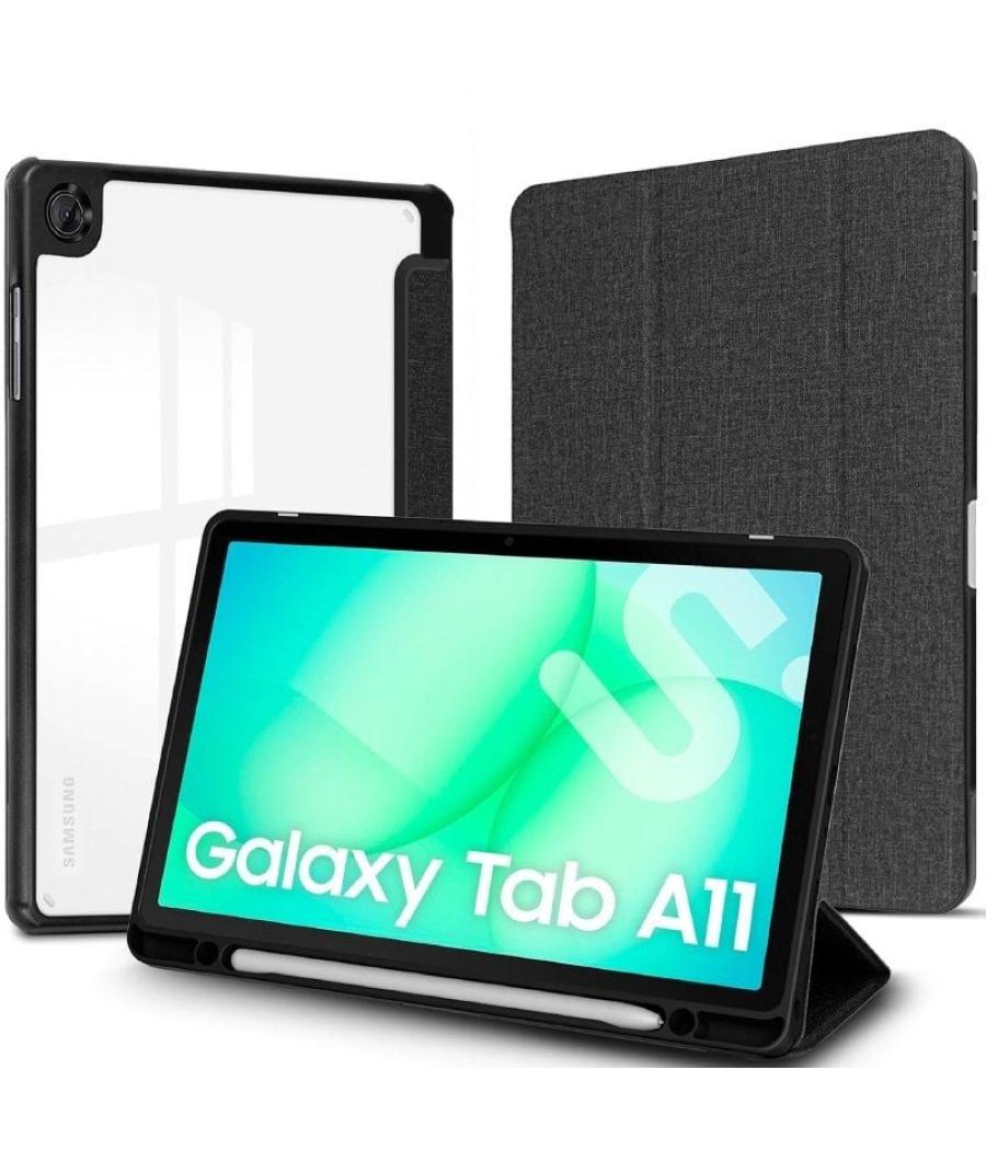 Funda subblim clear shock case para samsung a11 8.7'/ negra