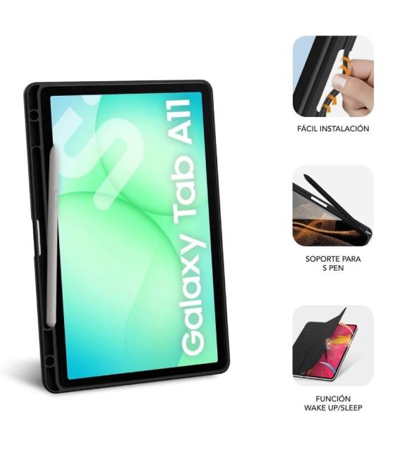 Funda subblim clear shock case para samsung a11 8.7'/ negra