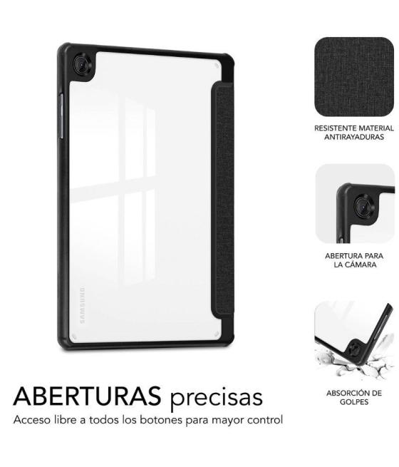 Funda subblim clear shock case para samsung a11+/ negra