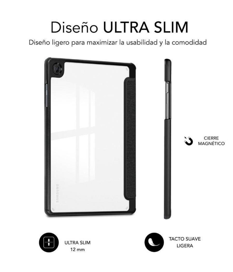 Funda subblim clear shock case para samsung a11+/ negra