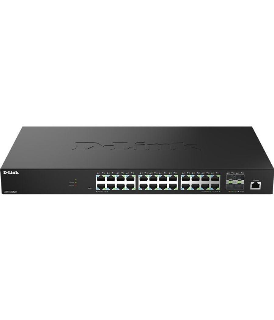 Switch d-link dms-1250-28/e 28 puertos/ rj-45 gigabit 10/100/1000/ sfp