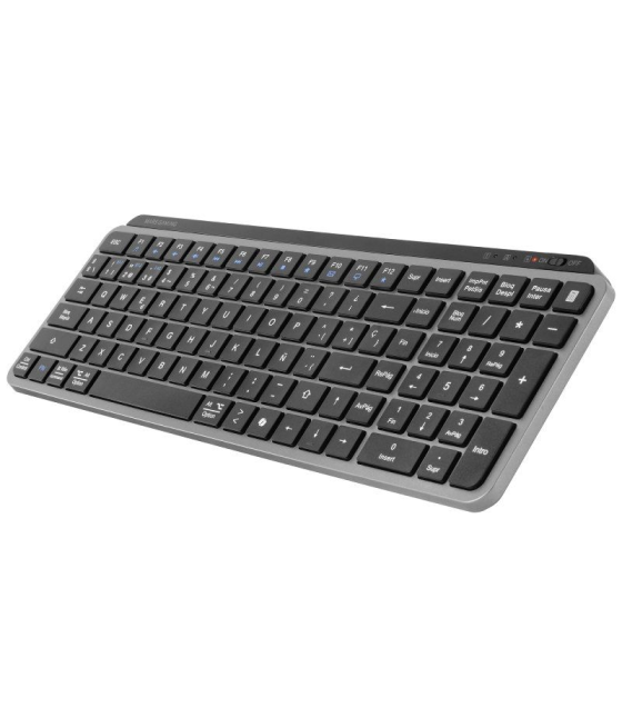 Teclado compacto inalámbrico por bluetooth mars gaming mk-silenkeys/ negro
