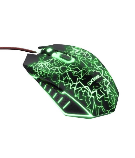 Ratón gaming trust gaming gxt 105x izza/ hasta 4000 dpi