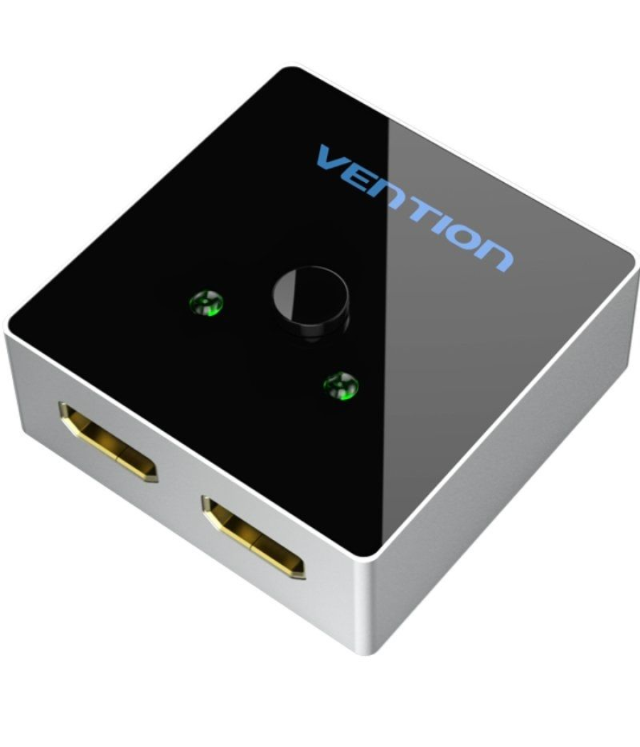 Switch conmutador 4k hdmi 2.0 bidireccional vention aflh0 hdmi hembra - 2x hdmi hembra