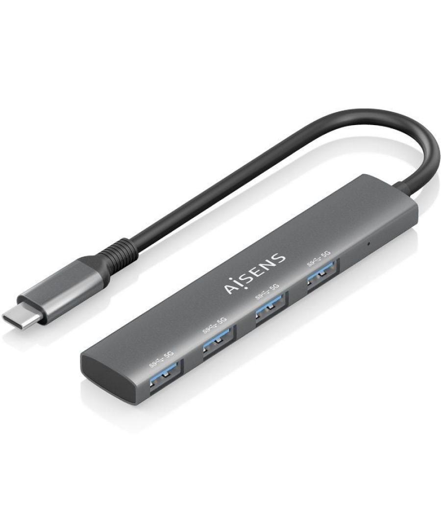 Hub usb tipo-c 3.0 aisens a106-0540/ 4xusb
