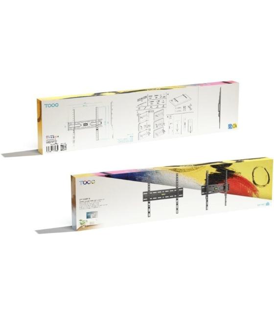Soporte de pared fijo tooq lp1030f-b para tv de 32-75'/ hasta 45kg