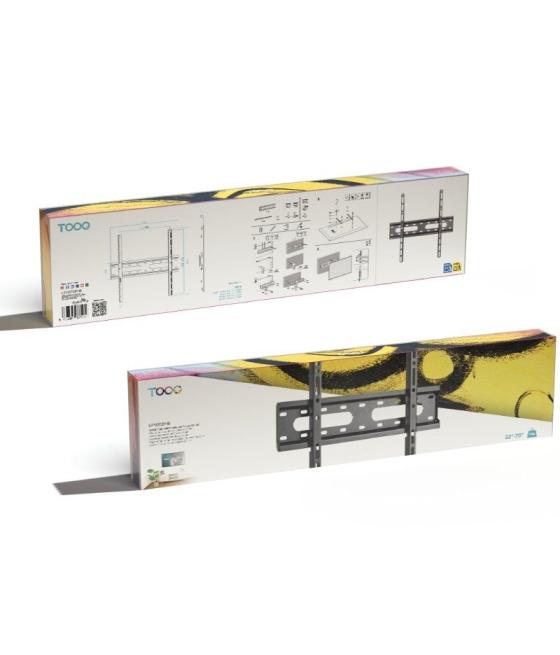 Soporte de pared fijo tooq lp1072f-b para tv de 32-70'/ hasta 45kg