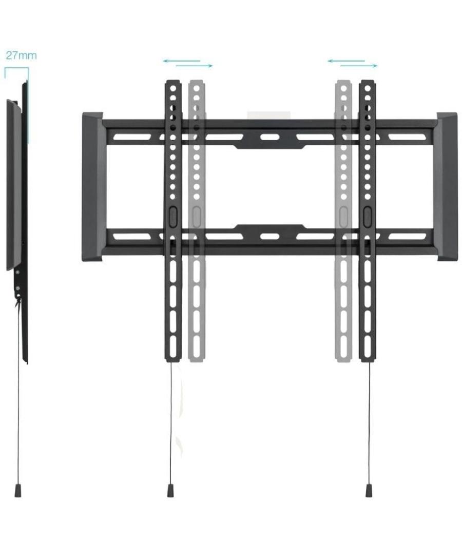 Soporte de pared fijo tooq lp1073f-b para tv de 32-70'/ hasta 75kg