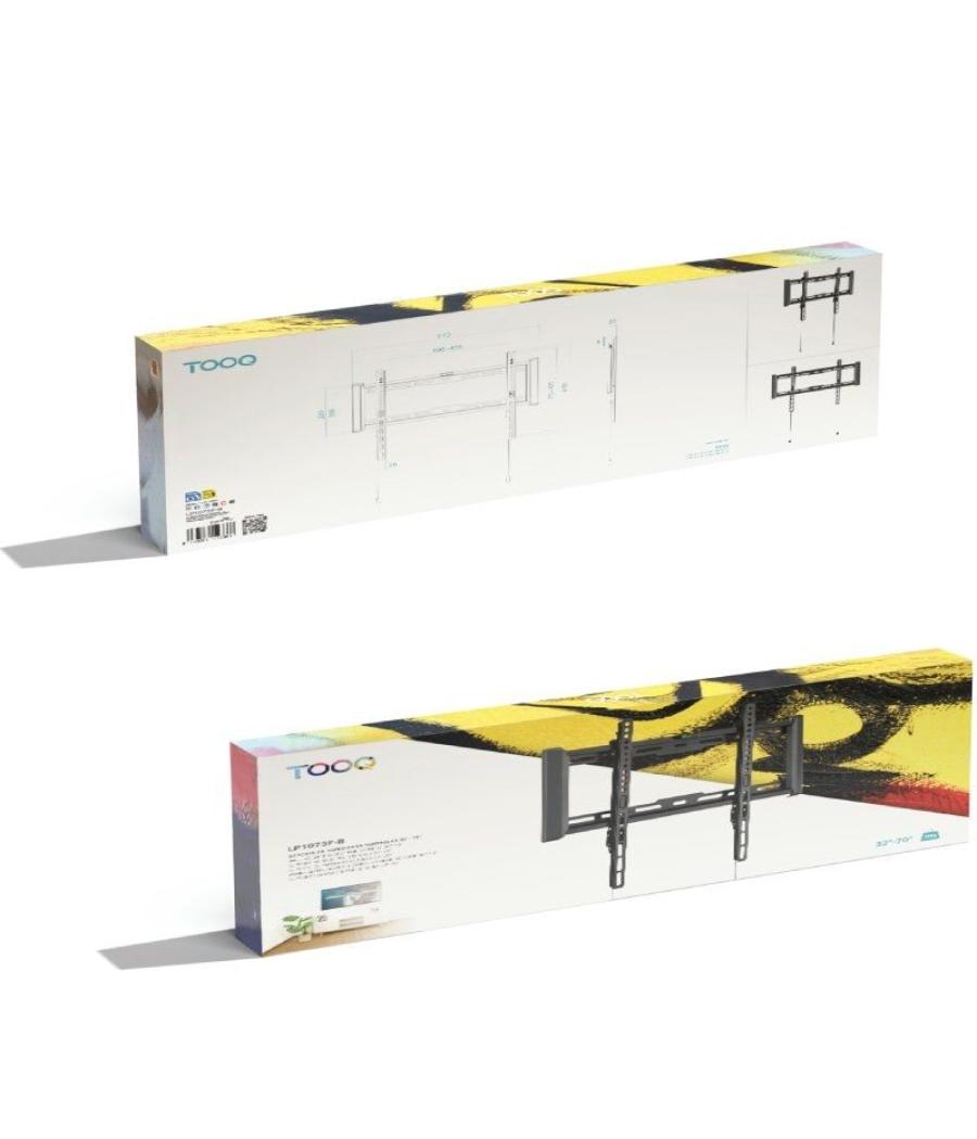 Soporte de pared fijo tooq lp1073f-b para tv de 32-70'/ hasta 75kg