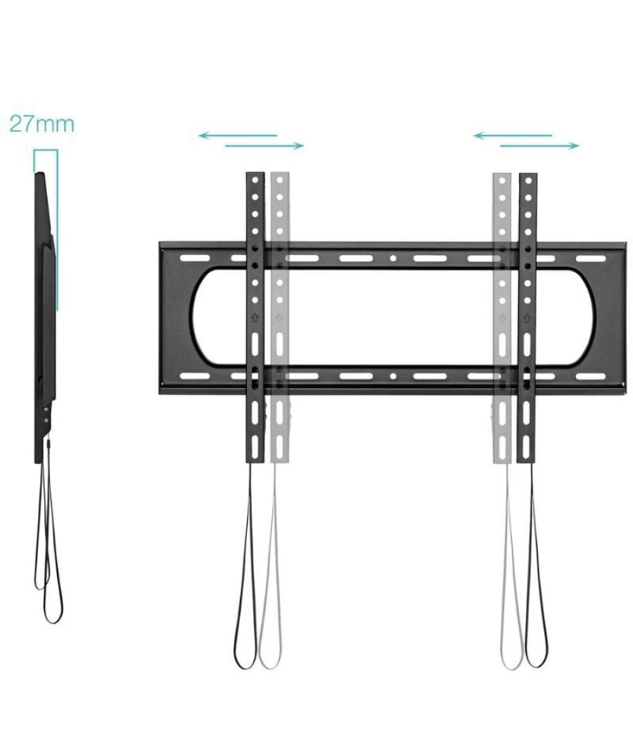Soporte de pared tooq lp1084f-b para tv de 37-80'/ hasta 80kg