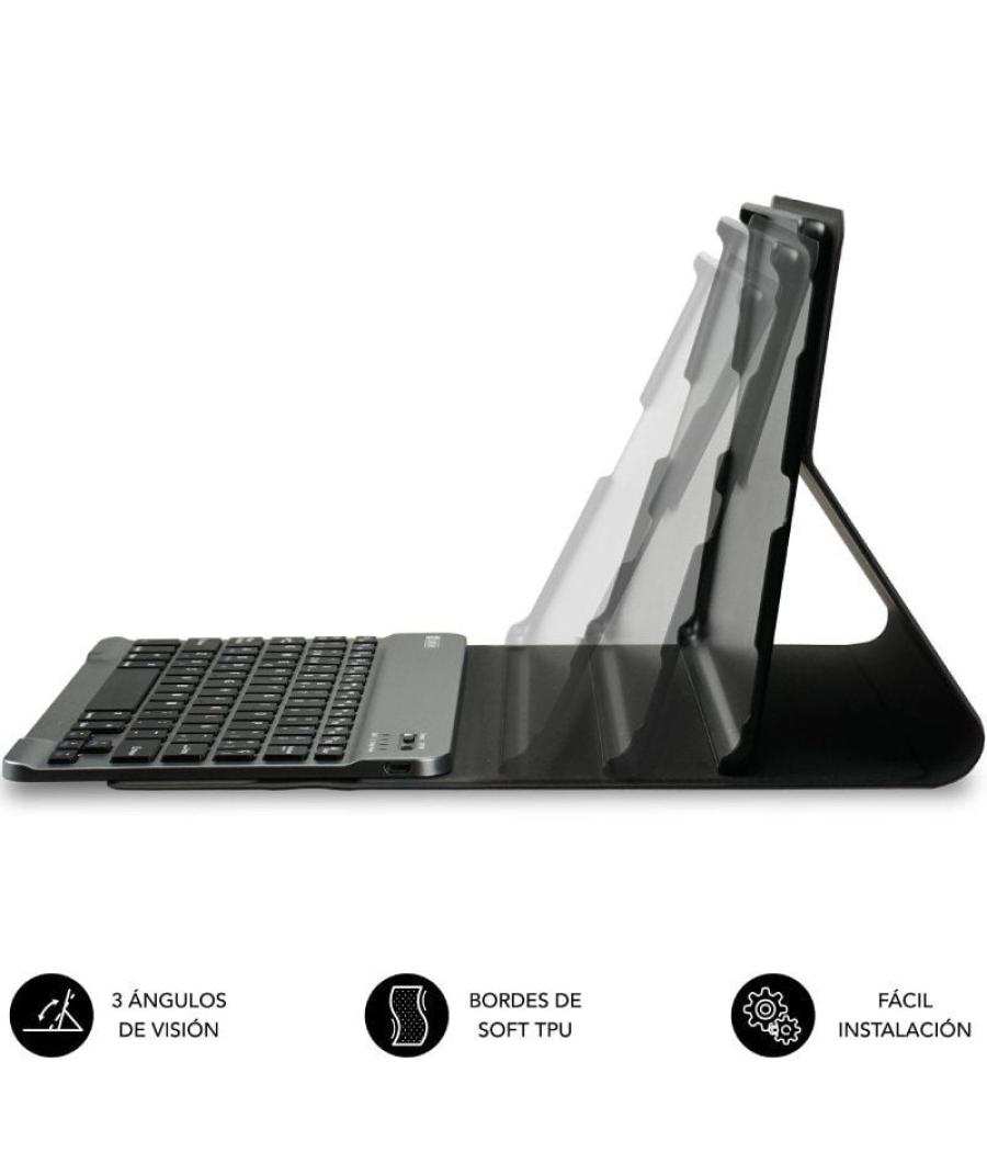 Funda con teclado subblim keytab pro bt para tablets samsung galaxy a11+/ negra