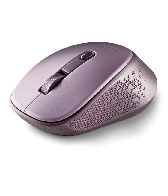 Ratón inalámbrico ngs dew lilac/ hasta 1600 dpi/ lila
