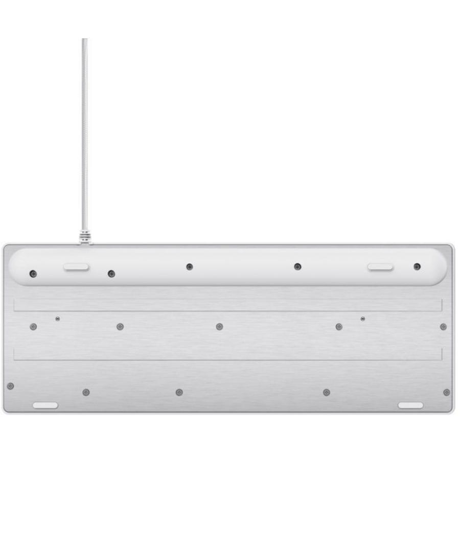 Teclado gaming trust gaming gxt 833w thado tkl/ blanco