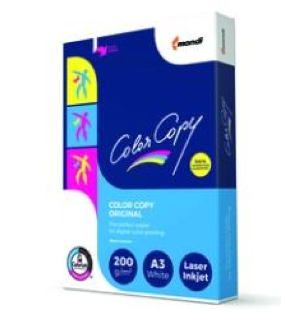 Color copy original papel reprográfico din a3 200gr paquete 250h blanco satinado
