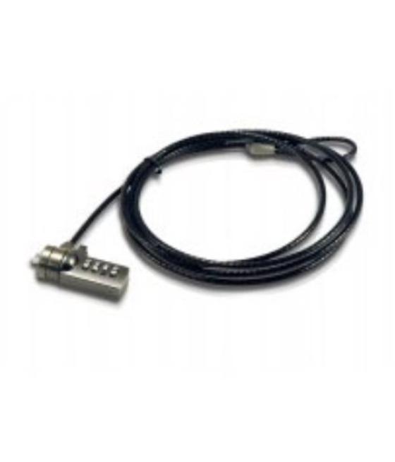 Conceptronic cable de seguridad para portátil por combinacion 1.8 m negro/gris