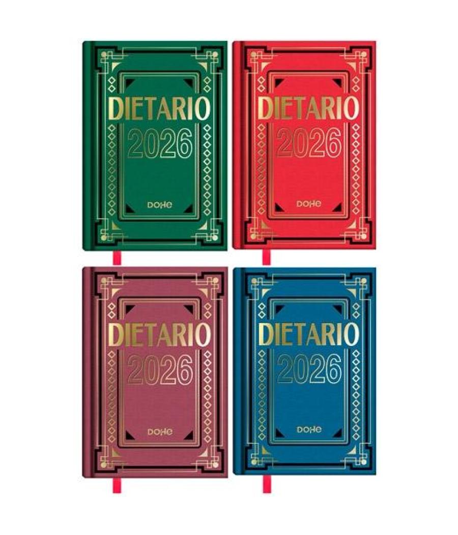 Dohe dietario octavo 11.5x16.5cm dp cartón geltex c/surtidos 2026