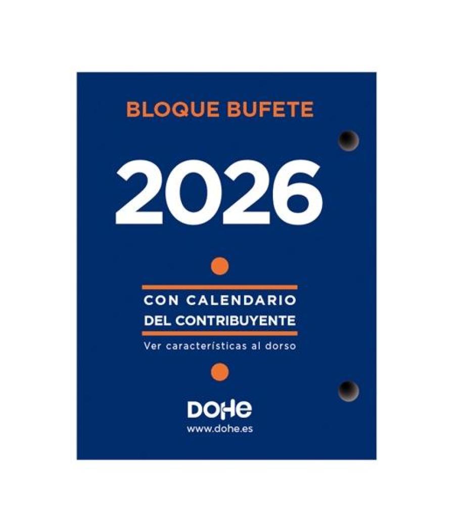 Dohe bloque bufete anual 8.5x11cm castellano 2026